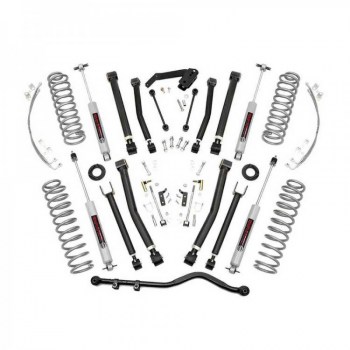Kit de elevación Rough Country Serie-X +4pulgadas (+10cm) Jeep Wrangler JK 
